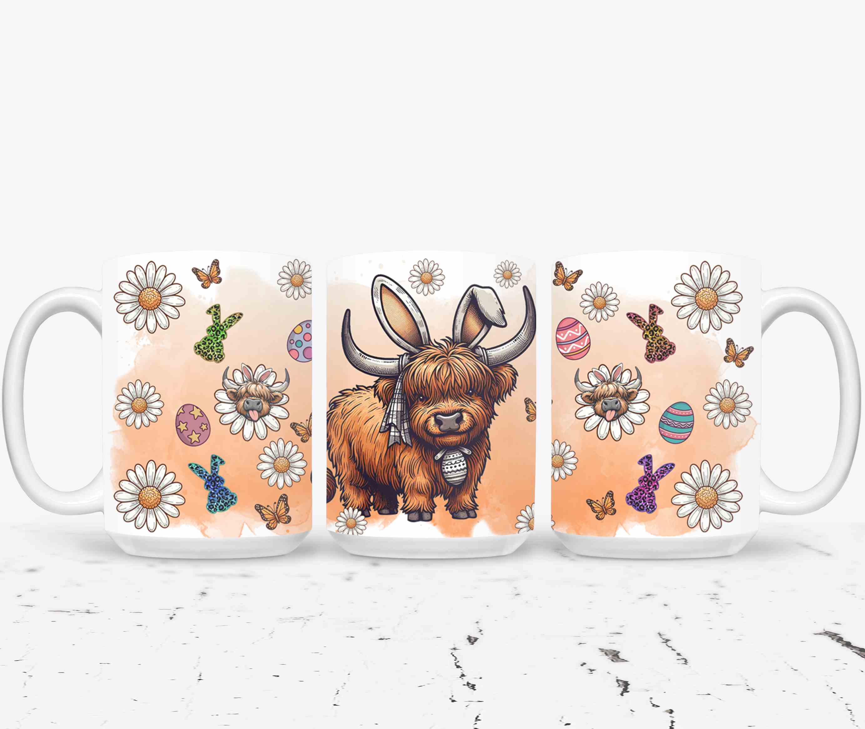 Highland Cow Easter-10381